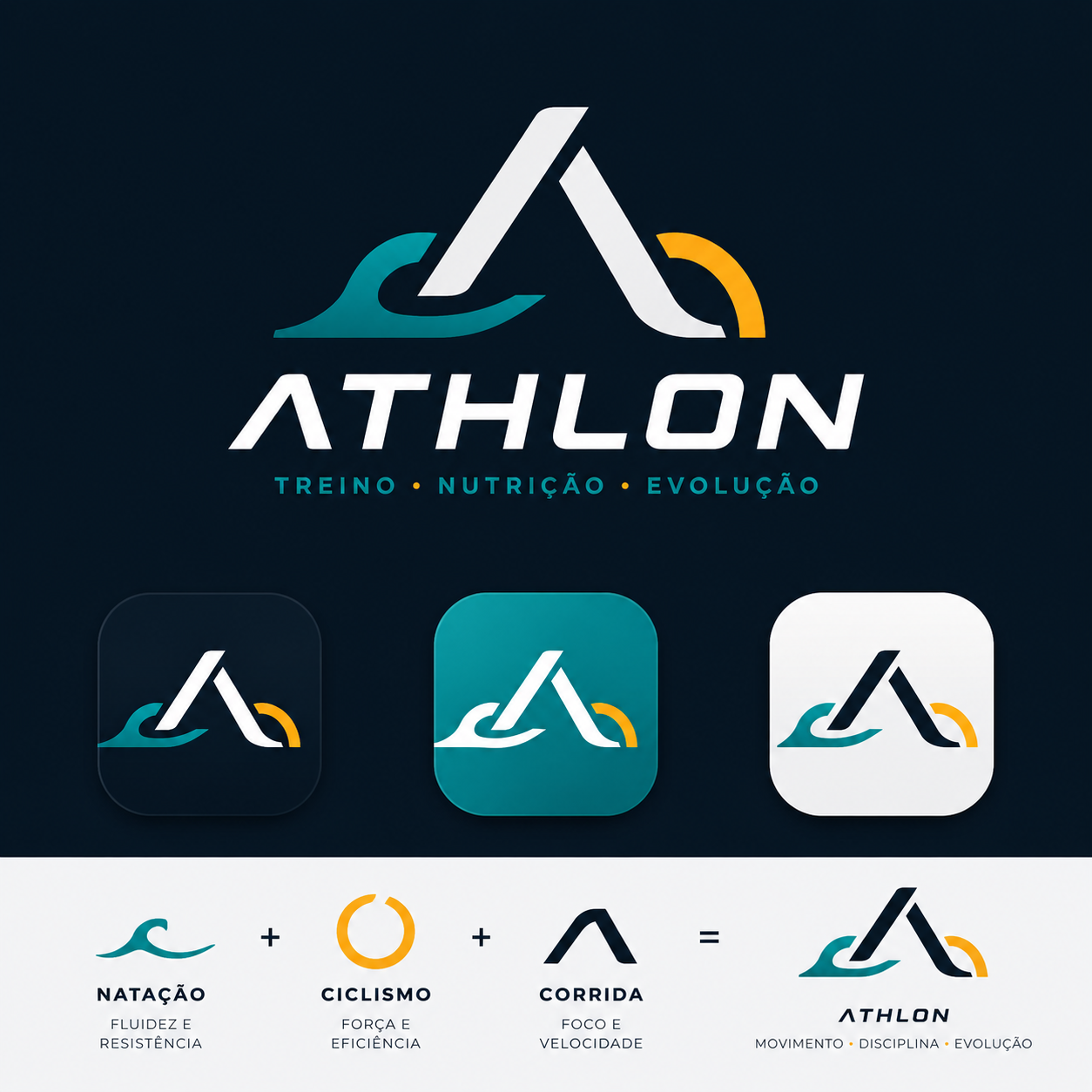 ATHLON — Natação, Ciclismo e Corrida